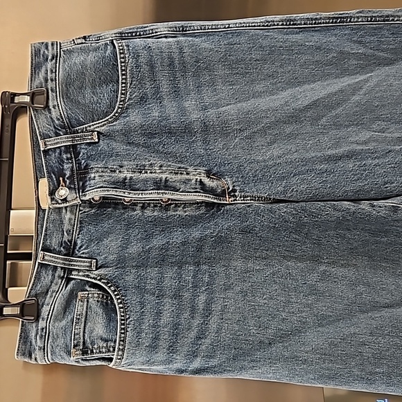 💕FAVORITE DAUGHTER💕 The Masha High Rise Wide Leg Jeans Long Beach Blue 31 NWOT - Picture 13 of 16